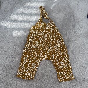 Floral mustard Jumpsuit